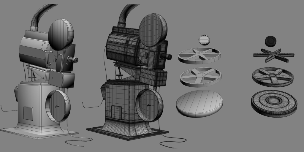 UE4 Projector Room — polycount